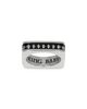 King Baby Studio King Baby Studio Sterling Silver High Roller Club Diamond Suit Square Stack Ring - 3