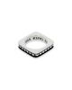 King Baby Studio King Baby Studio Sterling Silver High Roller Club Heart Suit Square Stack Ring - 2