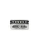 King Baby Studio King Baby Studio Sterling Silver High Roller Club Heart Suit Square Stack Ring - 3