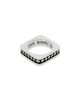 King Baby Studio King Baby Studio Sterling Silver High Roller Club Spade Suit Square Stack Ring - 2