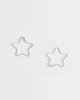Kingsley Ryan Kingsey Ryan star hoops in sterling silver - 1