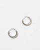 Kingsley Ryan Kingsley Ryan 10mm flat hoop earrings in sterling silver - 2