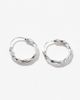 Kingsley Ryan Kingsley Ryan 10mm twisted hoop earrings in sterling silver - 2