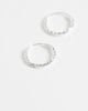 Kingsley Ryan Kingsley Ryan 12mm diamond cut hoop earrings in sterling silver - 4