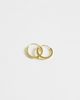 Kingsley Ryan Kingsley Ryan 12mm square cut hoops in sterling silver - 2