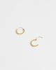 Kingsley Ryan Kingsley Ryan 12mm square cut hoops in sterling silver - 3