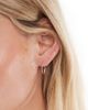 Kingsley Ryan Kingsley Ryan 16mm heart hoops in sterling silver - 3