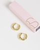 Kingsley Ryan Kingsley Ryan 18.5mm molten chunky hoop earrings in 14kt gold-plated brass - 4