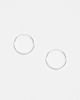Kingsley Ryan Kingsley Ryan 20mm fine hoop earrings in sterling silver - 1