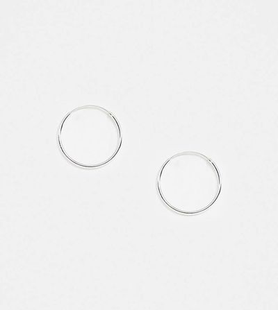 Kingsley Ryan Kingsley Ryan 20mm fine hoop earrings in sterling silver