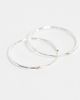 Kingsley Ryan Kingsley Ryan 20mm fine hoop earrings in sterling silver - 2