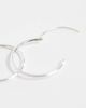 Kingsley Ryan Kingsley Ryan 20mm fine hoop earrings in sterling silver - 4