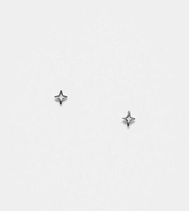 Kingsley Ryan Kingsley Ryan 4 point star stud earrings in sterling silver