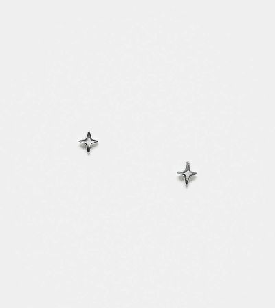 Kingsley Ryan Kingsley Ryan 4 point star stud earrings in sterling silver