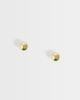 Kingsley Ryan Kingsley Ryan 4mm plain ball stud earrings in 14ct gold plated - 1
