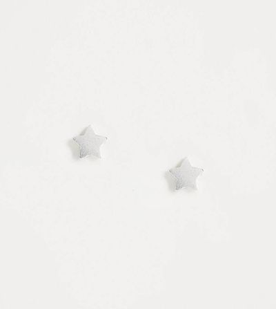 Kingsley Ryan Kingsley Ryan 5mm flat star stud earrings in sterling silver