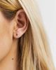 Kingsley Ryan Kingsley Ryan 6mm single piercing lightning bolt earring in gold plate - 3