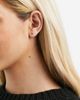 Kingsley Ryan Kingsley Ryan 6mm single piercing lightning bolt earring in gold plate - 4