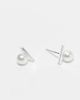 Kingsley Ryan Kingsley Ryan bar and pearl stud earrings in sterling silver - 3
