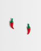Kingsley Ryan Kingsley Ryan chili-pepper stud earrings in sterling silver - 1