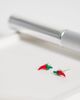 Kingsley Ryan Kingsley Ryan chili-pepper stud earrings in sterling silver - 2