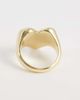 Kingsley Ryan Kingsley Ryan chunky gemset heart ring in 14ct gold plated - 3