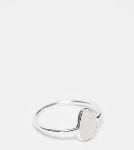 Kingsley Ryan Kingsley Ryan clear gemstone ring in silver