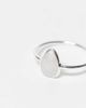Kingsley Ryan Kingsley Ryan clear gemstone ring in silver - 3