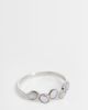 Kingsley Ryan Kingsley Ryan enamel cluster ring in sterling silver - 1