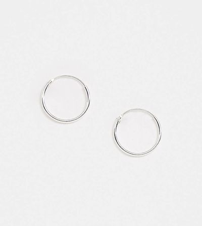 Kingsley Ryan Kingsley Ryan Exclusive 12mm hoop earrings 2-pack in sterling silver
