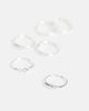 Kingsley Ryan Kingsley Ryan Exclusive 8mm set of 3 tiny hoop earrings in sterling silver - 4