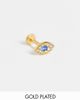 Kingsley Ryan Kingsley Ryan eye micro piercing in gold plated - 1