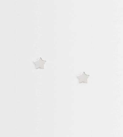 Kingsley Ryan Kingsley Ryan flat star stud earrings in sterling silver