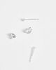 Kingsley Ryan Kingsley Ryan flat star stud earrings in sterling silver - 3