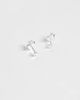 Kingsley Ryan Kingsley Ryan flat star stud earrings in sterling silver - 4