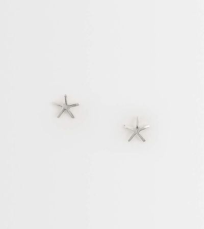 Kingsley Ryan Kingsley Ryan flat starfish stud earrings in sterling silver