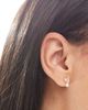 Kingsley Ryan Kingsley Ryan gem and faux pearl drop stud earrings in sterling silver - 1