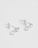 Kingsley Ryan Kingsley Ryan gem set square drop earrings in sterling silver - 2