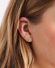 Kingsley Ryan Kingsley Ryan gem set square drop earrings in sterling silver - 3