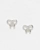 Kingsley Ryan Kingsley Ryan gemset bow stud earrings in sterling silver - 1