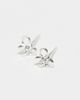 Kingsley Ryan Kingsley Ryan gemset bow stud earrings in sterling silver - 2