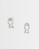 Kingsley Ryan Kingsley Ryan gemset fish stud earrings in sterling silver - 1