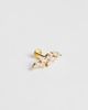 Kingsley Ryan Kingsley Ryan gemset petals labret in gold plated steel-Silver - 3