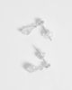 Kingsley Ryan Kingsley Ryan gemset round & teardrop stud earings in sterling silver - 3