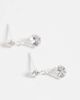Kingsley Ryan Kingsley Ryan gemset round & teardrop stud earings in sterling silver - 4