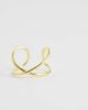 Kingsley Ryan Kingsley Ryan gold plated crossover ear cuff - 4