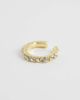Kingsley Ryan Kingsley Ryan gold plated pavé ear cuff - 1
