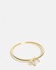 Kingsley Ryan Kingsley Ryan gold plated solitaire ring - 1