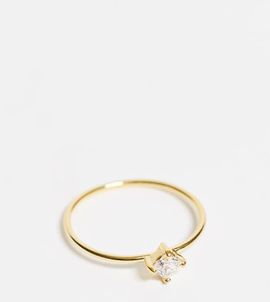 Kingsley Ryan Kingsley Ryan gold plated solitaire ring