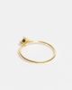 Kingsley Ryan Kingsley Ryan gold plated solitaire ring - 2